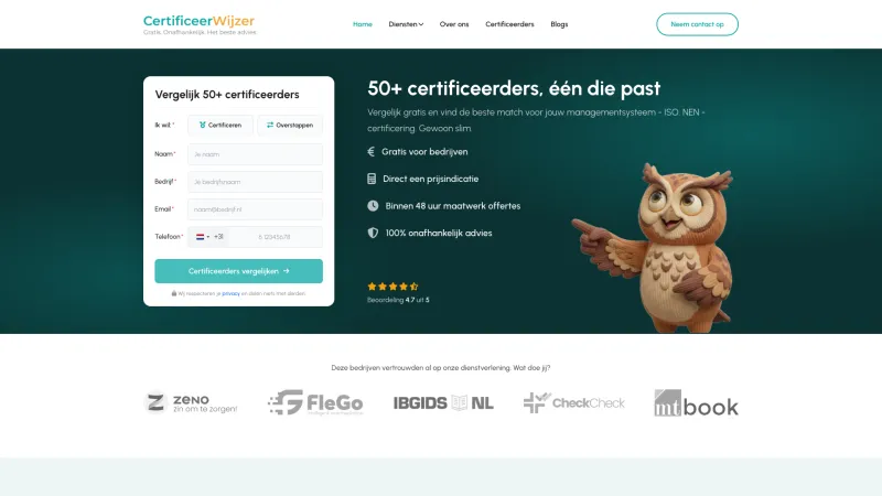 Certificeerwijzer website